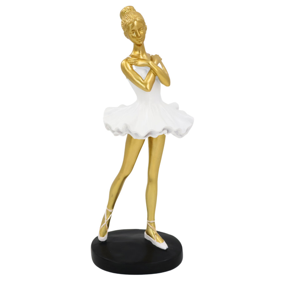 Figura decorativa 25x8.5cm, dorado