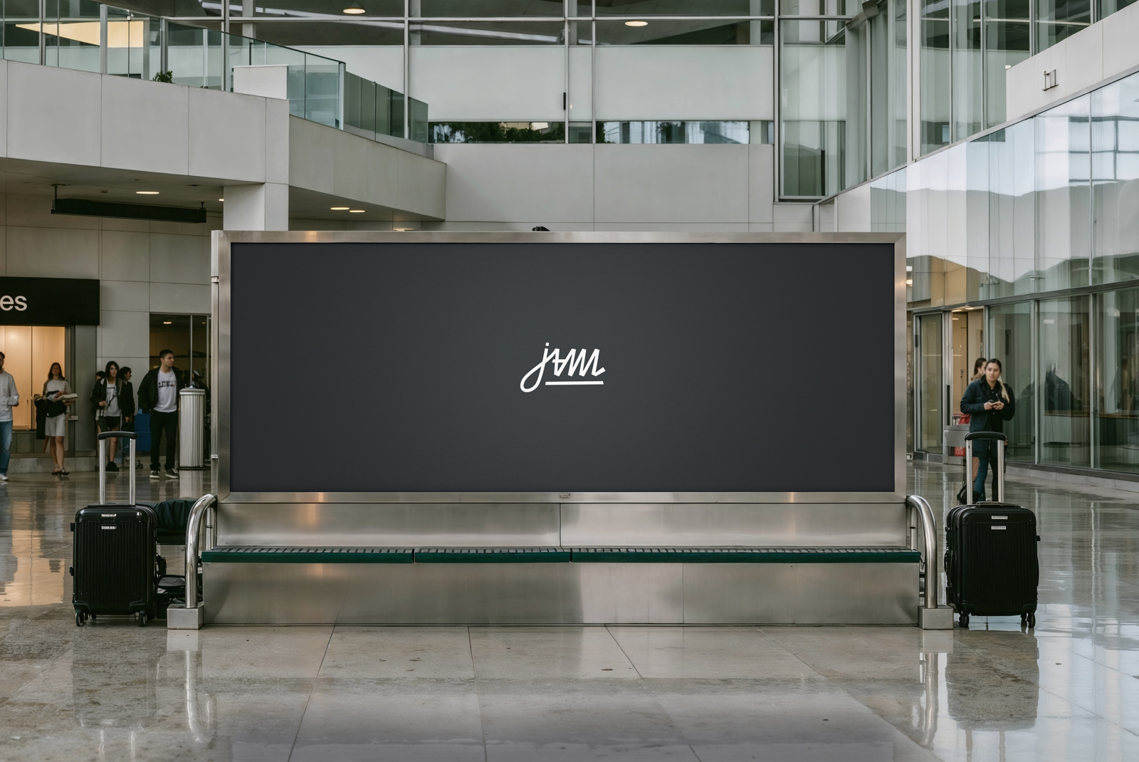 Airport Bench Screen JAM 2