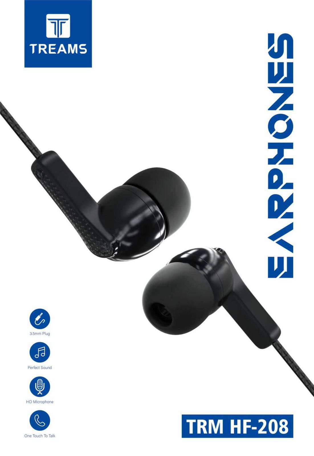TRM HF-208 - 3.5MM Jack Earphone