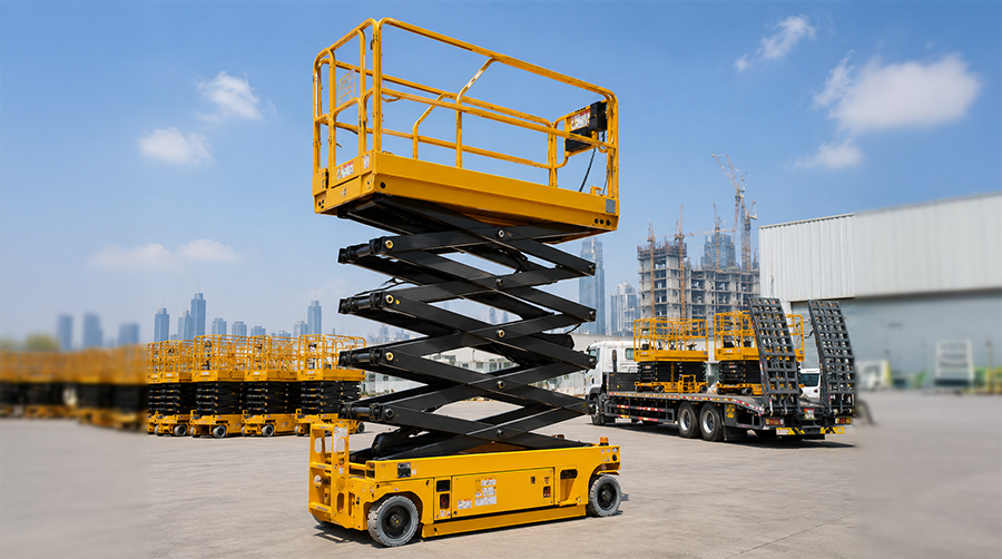 Scissor lift rental Dubai