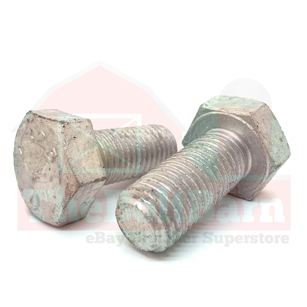 1"-8 Grade A325 Coarse Structural Hex Bolts Galvanized (Choose Length & Qty)