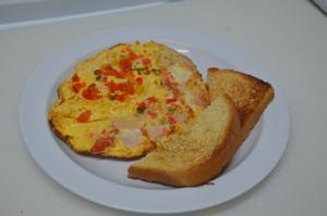 OMELET JAMON Y QUESO MOZZARELLA O VEGETALES