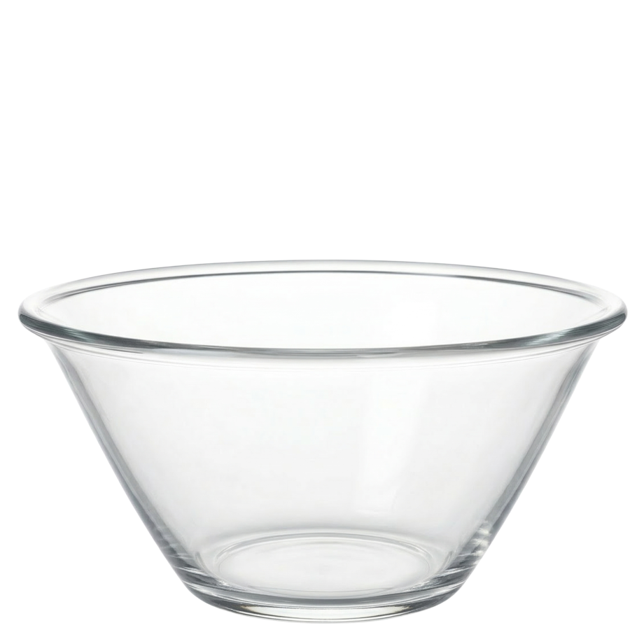 Bowl multiusos vidrio templado, 22x10cm