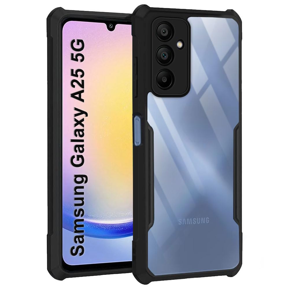 Black Border - Transparent Back iPaky Mobile Back Cover Case