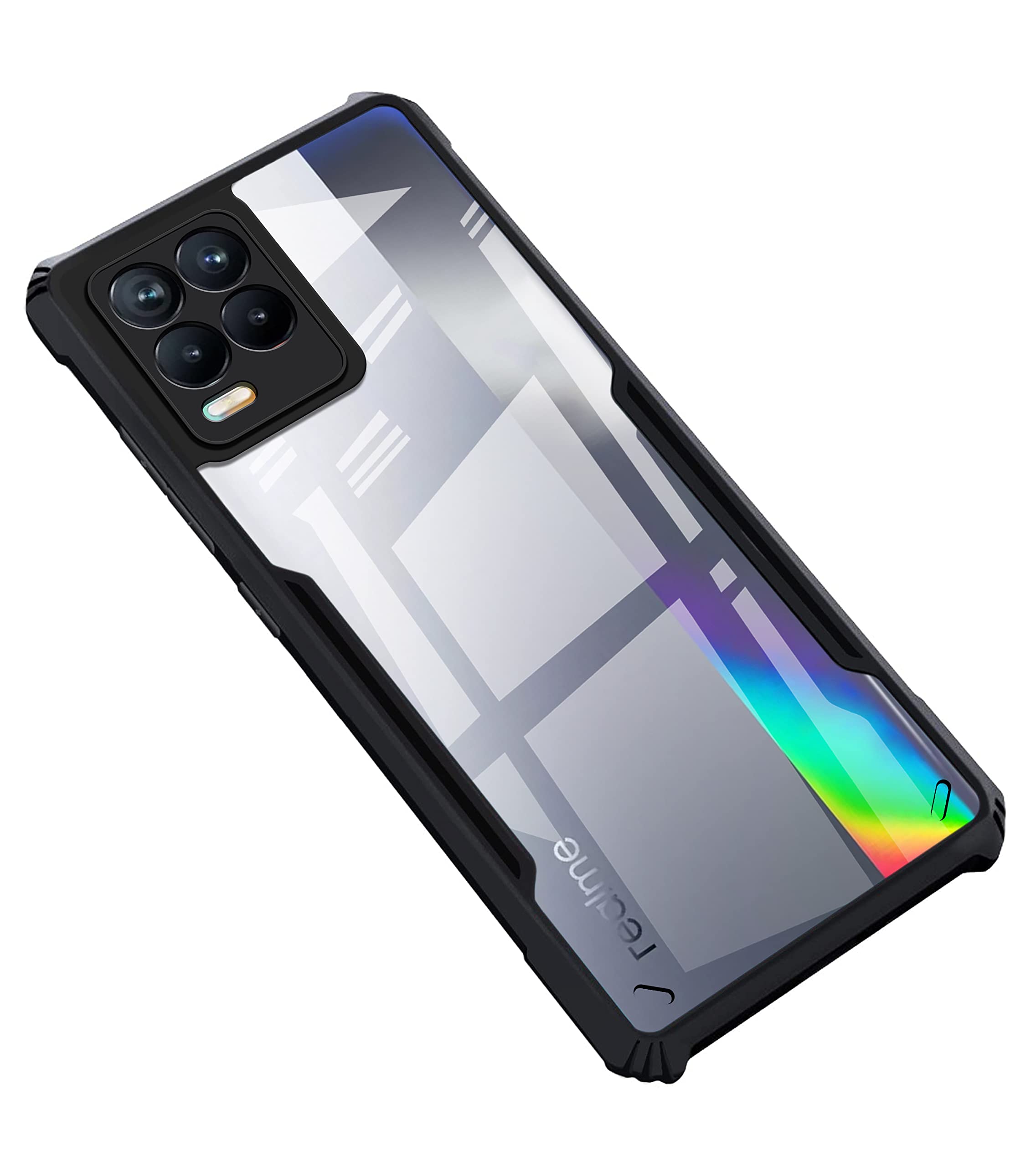 Black Border - Transparent Back iPaky Mobile Back Cover Case