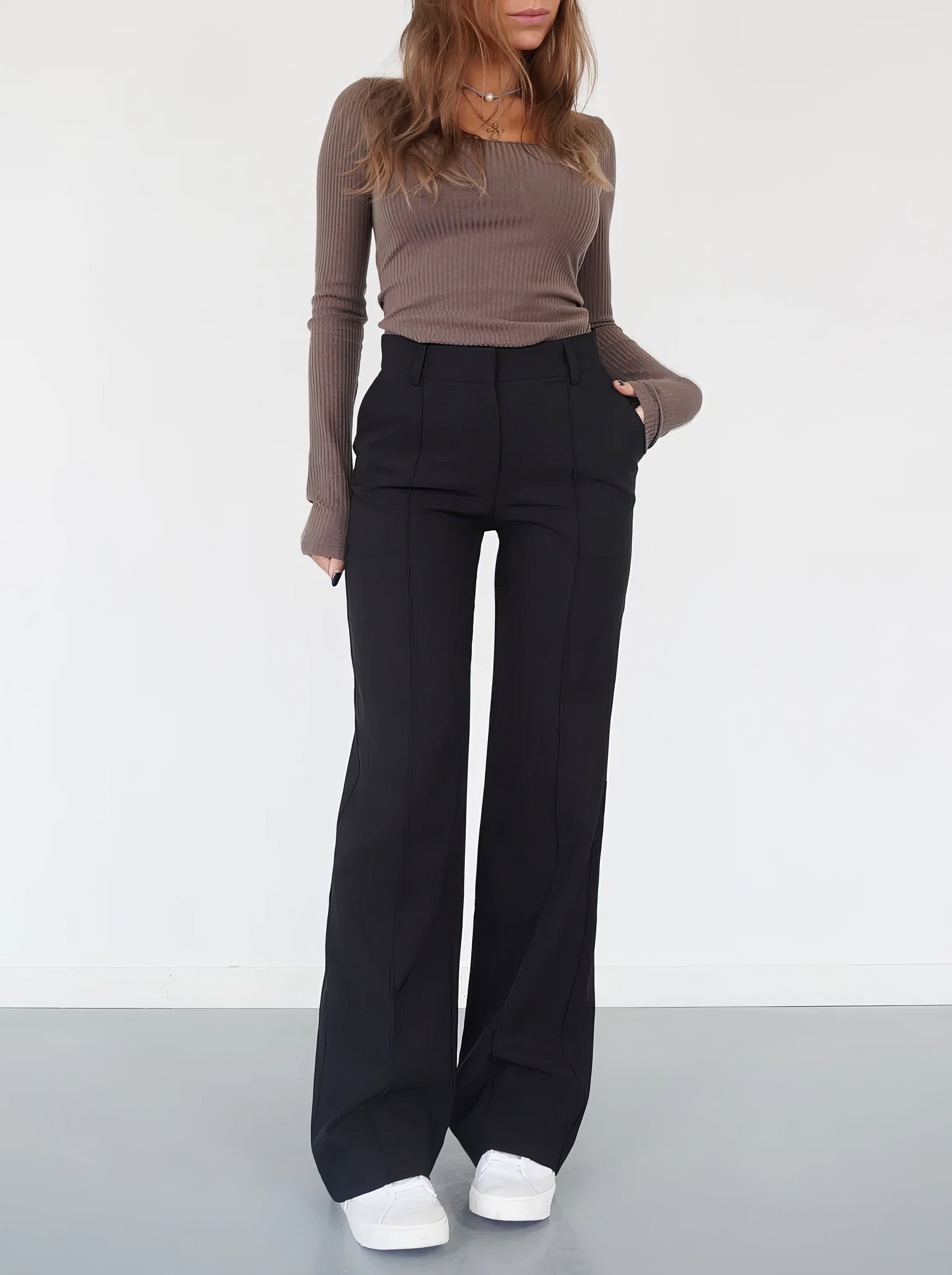 Lavisa - High Rise Relaxed Wide Leg Pants