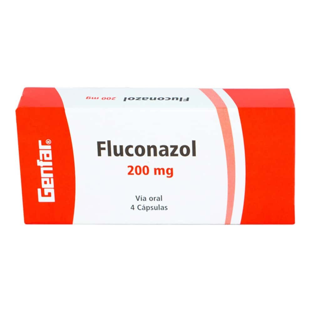 Fluconazol 200 Mg  Cja X 4 Capsulas
