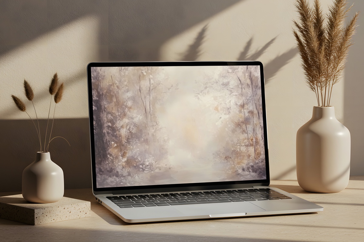Autumn Forest Symphony Fall Desktop Wallpaper