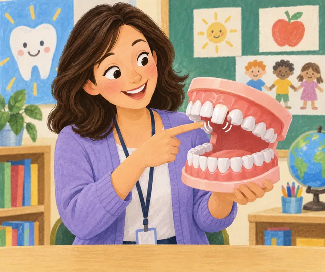 Scene: I have a loose tooth.