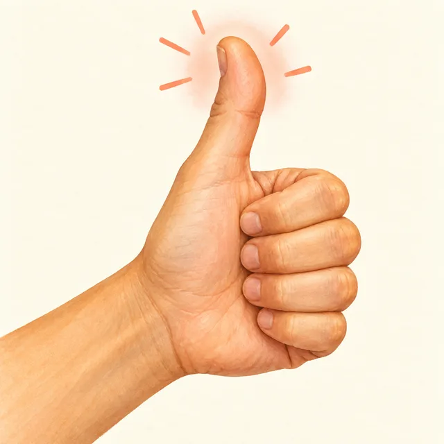 Illustration of thumb