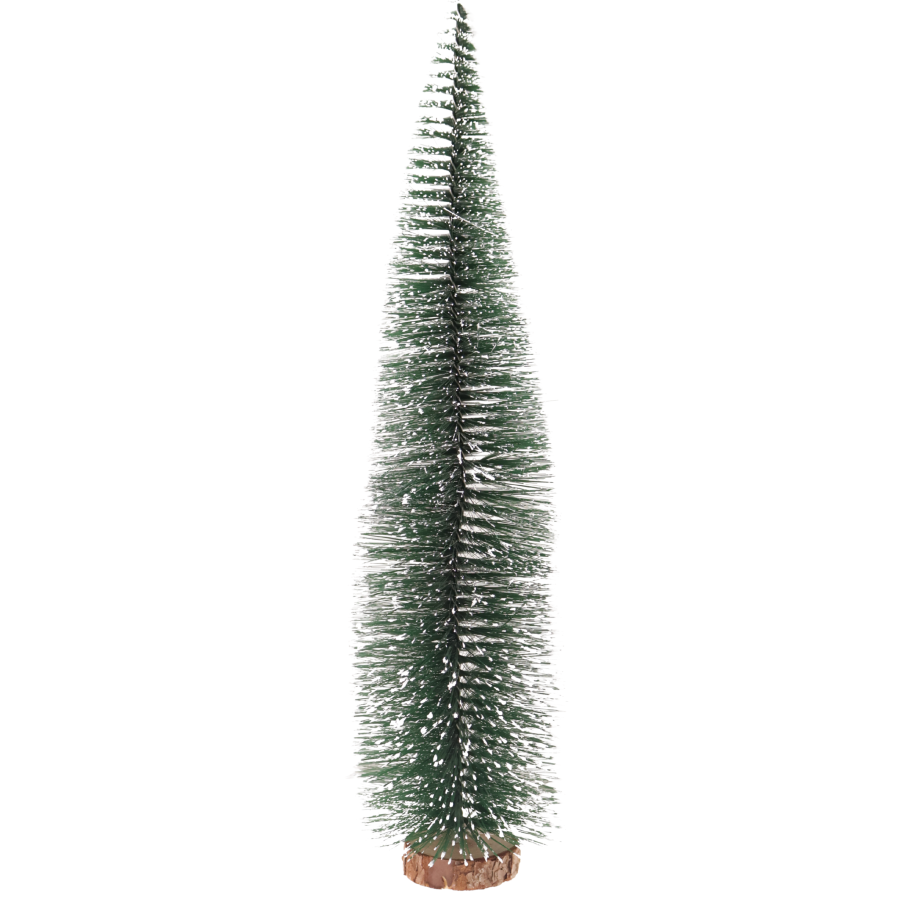 Mini árbol navideño pvc/madera, 50cm