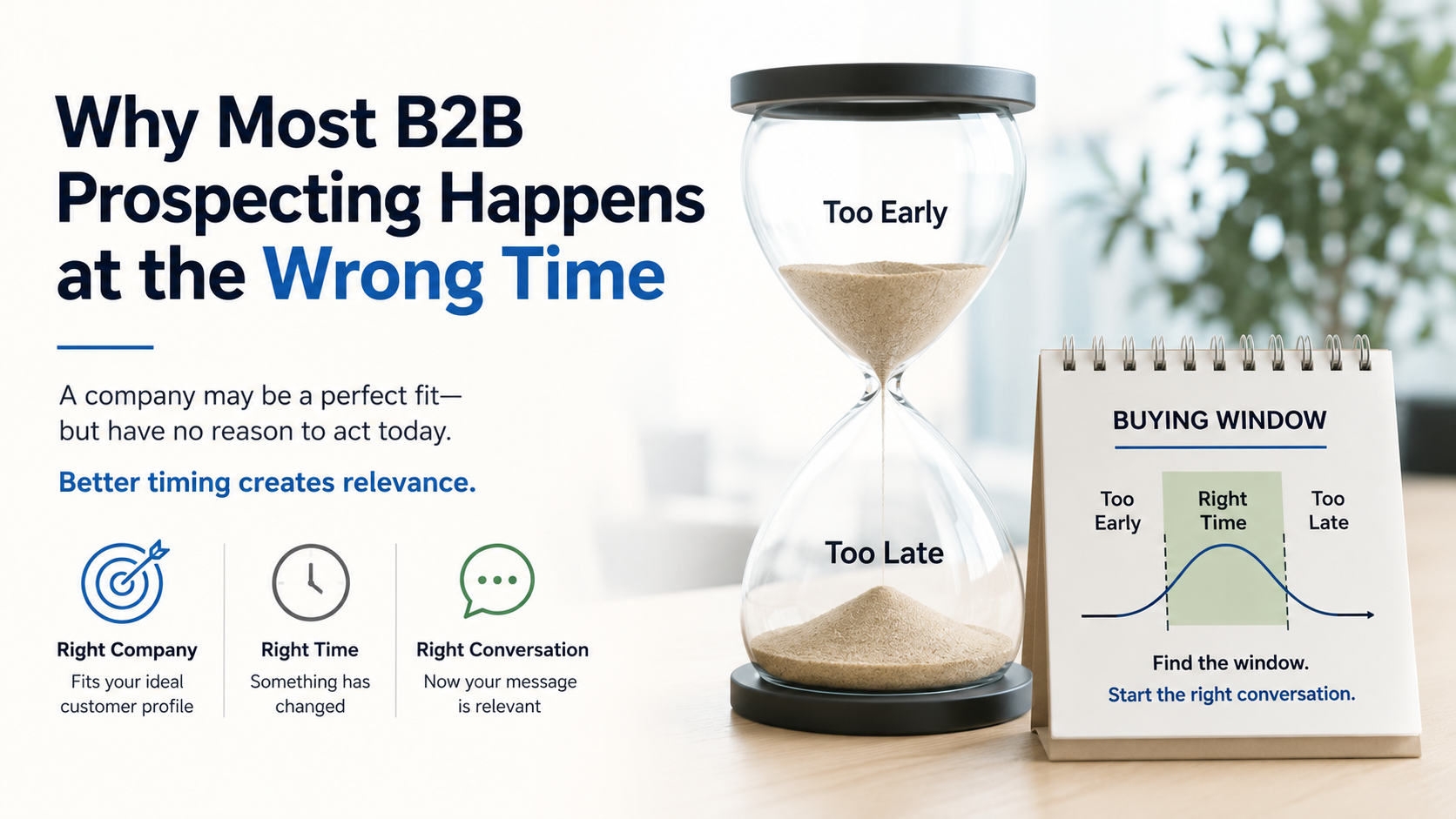 Why Most B2B Prospecting Happens at the Wrong Time