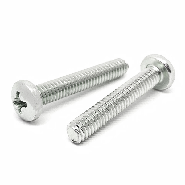 Tornillos de cabeza de máquina Phillips Pan de acero inoxidable M4-0,7 (elige longitud y cantidad) - Imagen 2 de 14