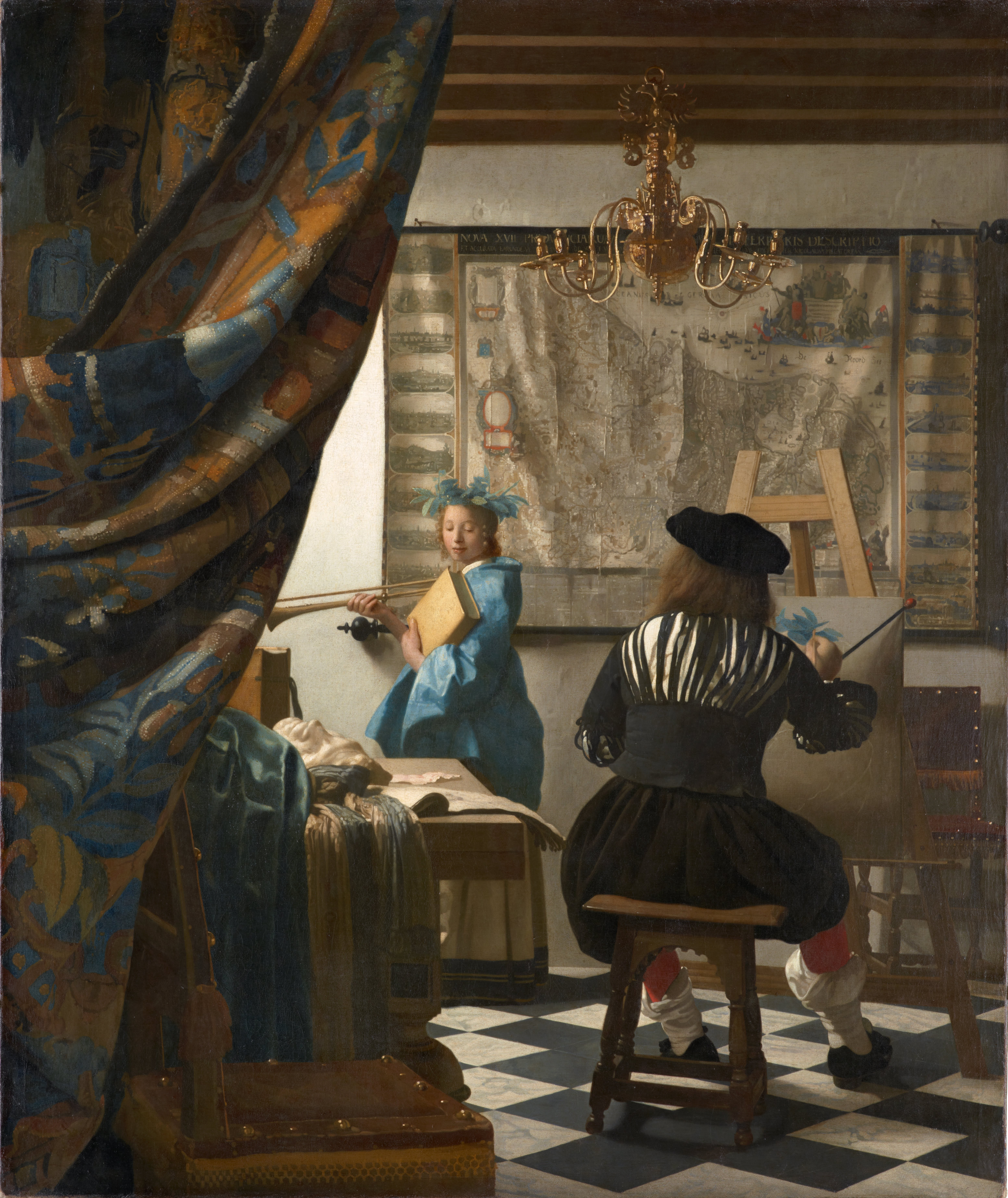 Johannes Vermeer, The Art of Painting, c. 1666-1668. Oil on canvas. Kunsthistorisches Museum, Vienna.