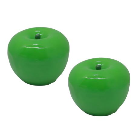 Set 2 velas decorativas cera, 5cm
