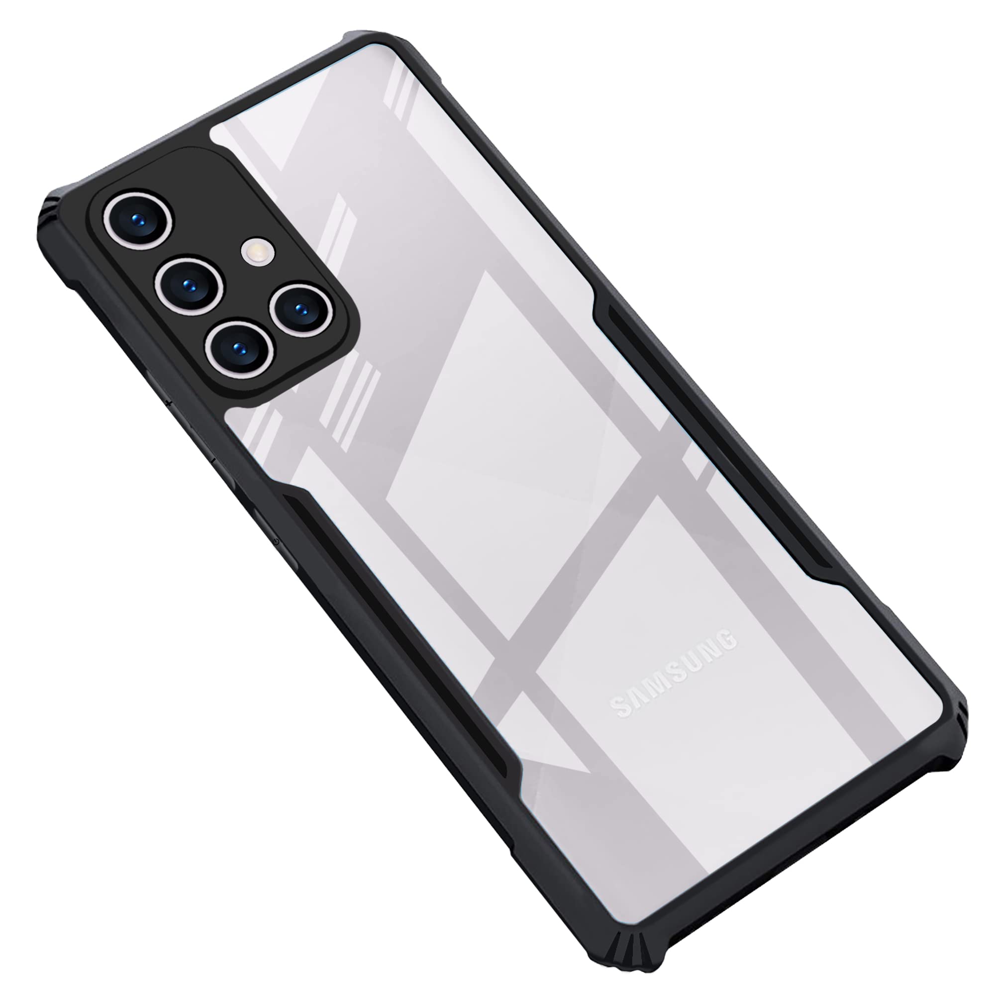 Black Border - Transparent Back iPaky Mobile Back Cover Case