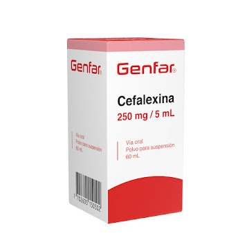 Cefalexina 250Mg Genfar Fcox60ml