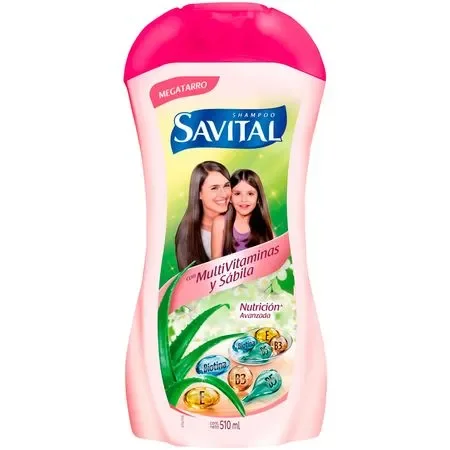 Savital Multivitaminas Y Sabila Shampoo Fco X 510ml