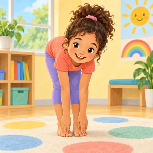 Scene: Touch your toes.