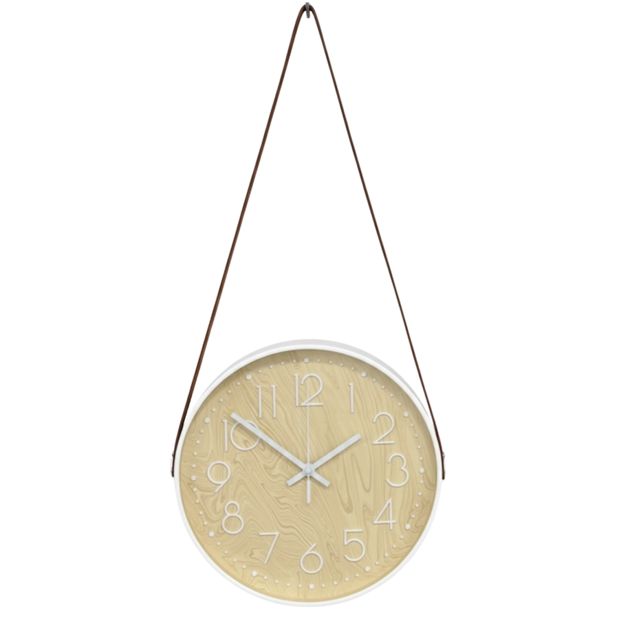 Reloj de pared plástico, 30x4cm