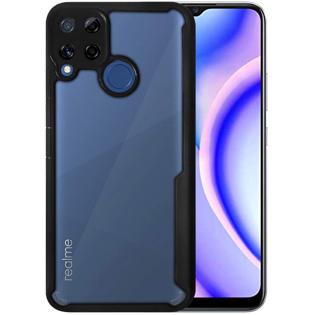 Black Border - Transparent Back iPaky Mobile Back Cover Case