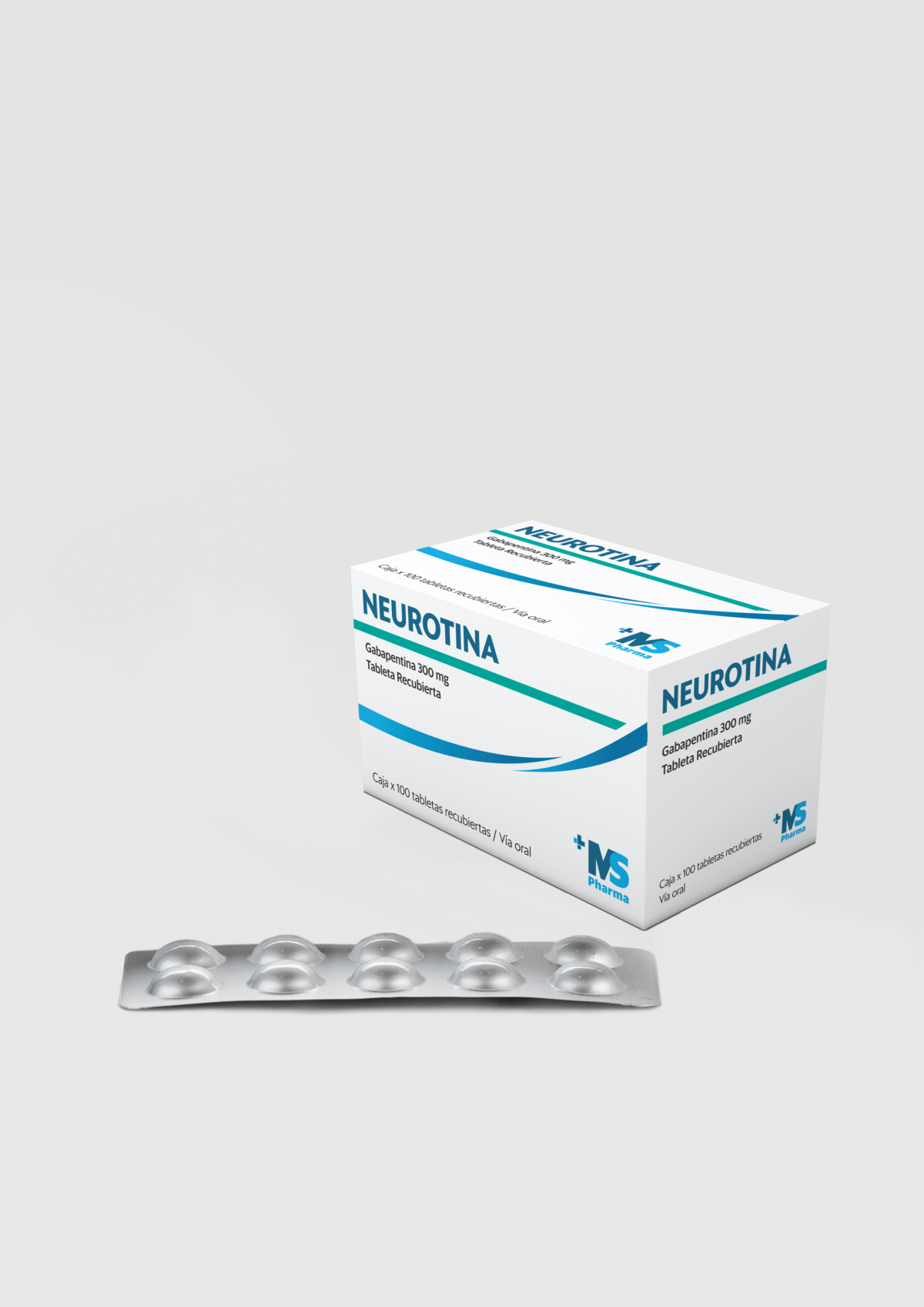 Neurotina 300Mg (Gabapentina) cja x 100 tab 