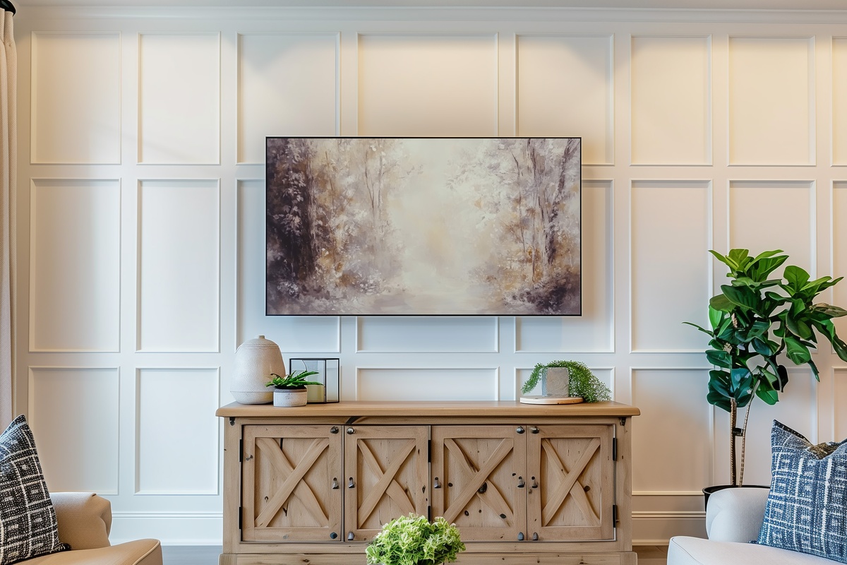 Whispering Cherry Blossoms Frame TV Art