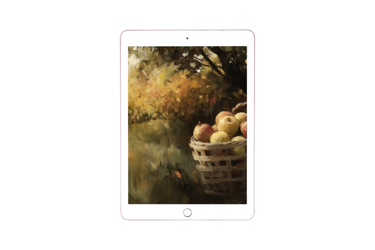 Orchard Apple Harvest iPad Wallpaper