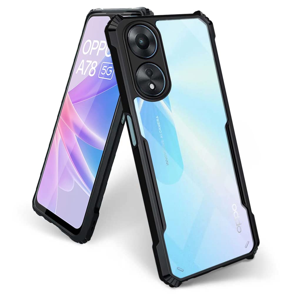 Black Border - Transparent Back iPaky Mobile Back Cover Case