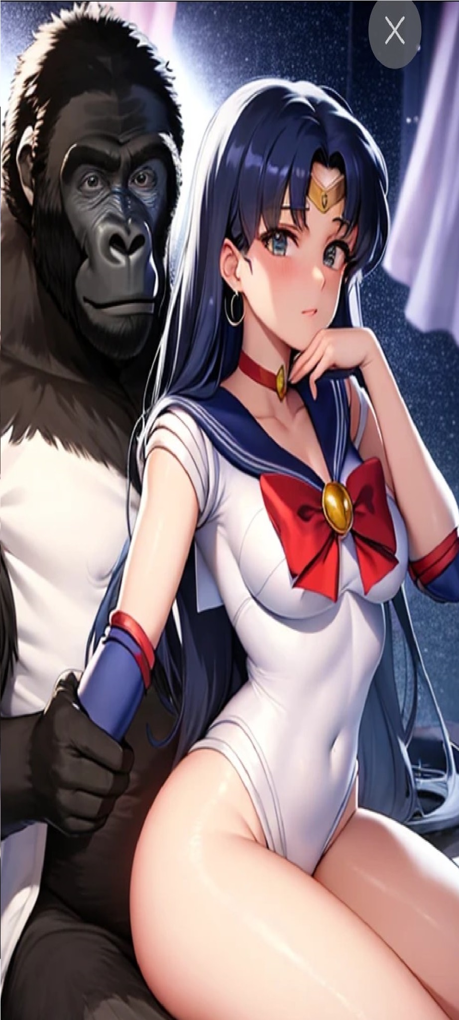 ゴリラとセックスするセーラームーン by hinoasuno with bestiality, sailormoon