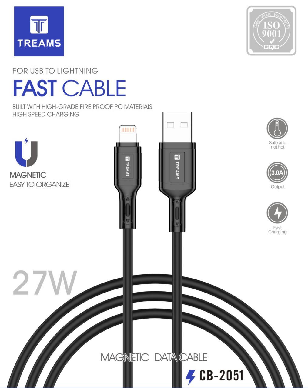 Treams TRM CB-2051 USB to Lightning Data Cable