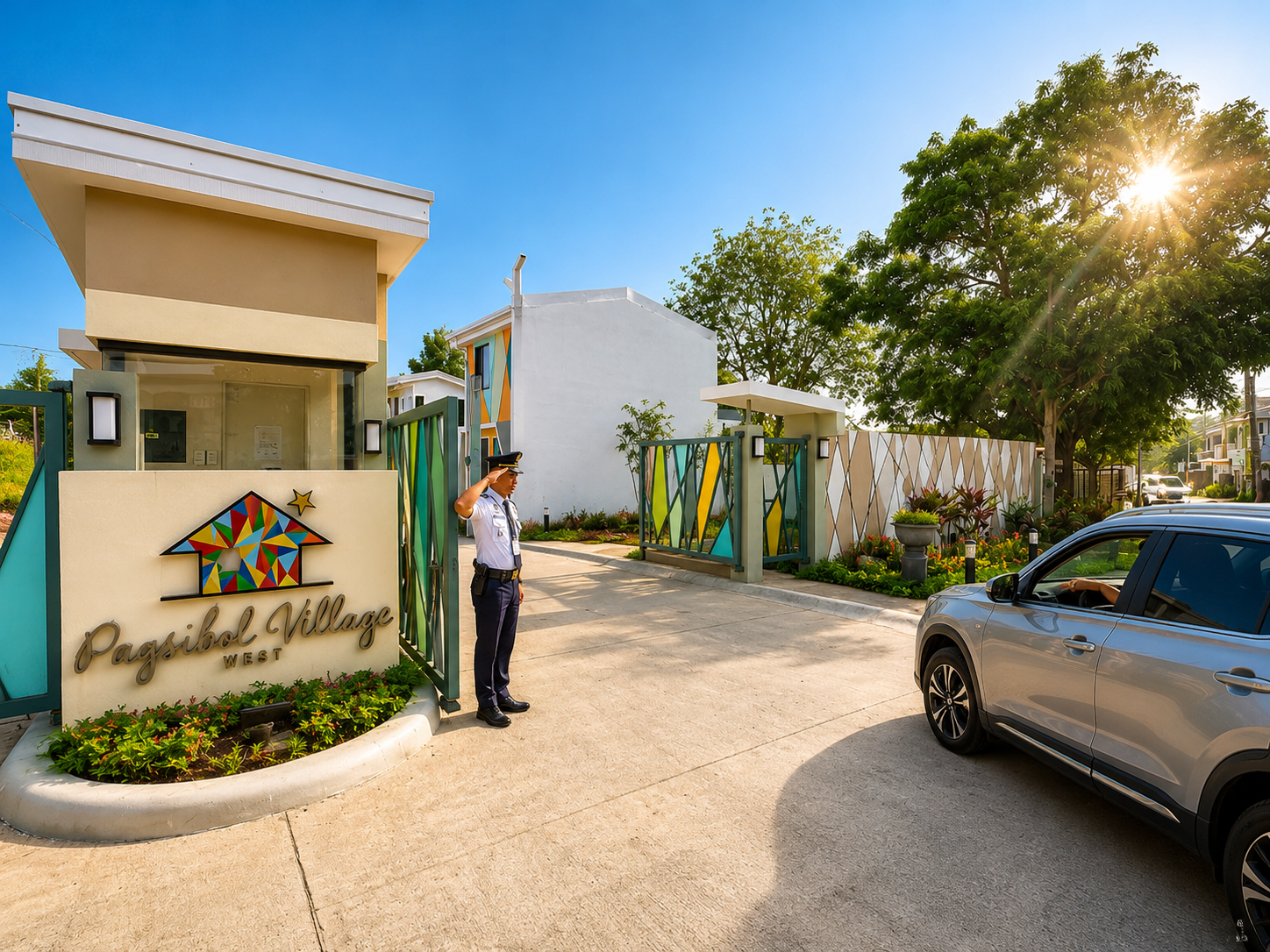 Entrance Gate in Use
