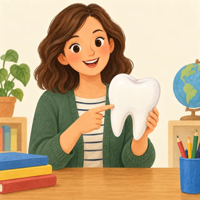 Illustration of tooth