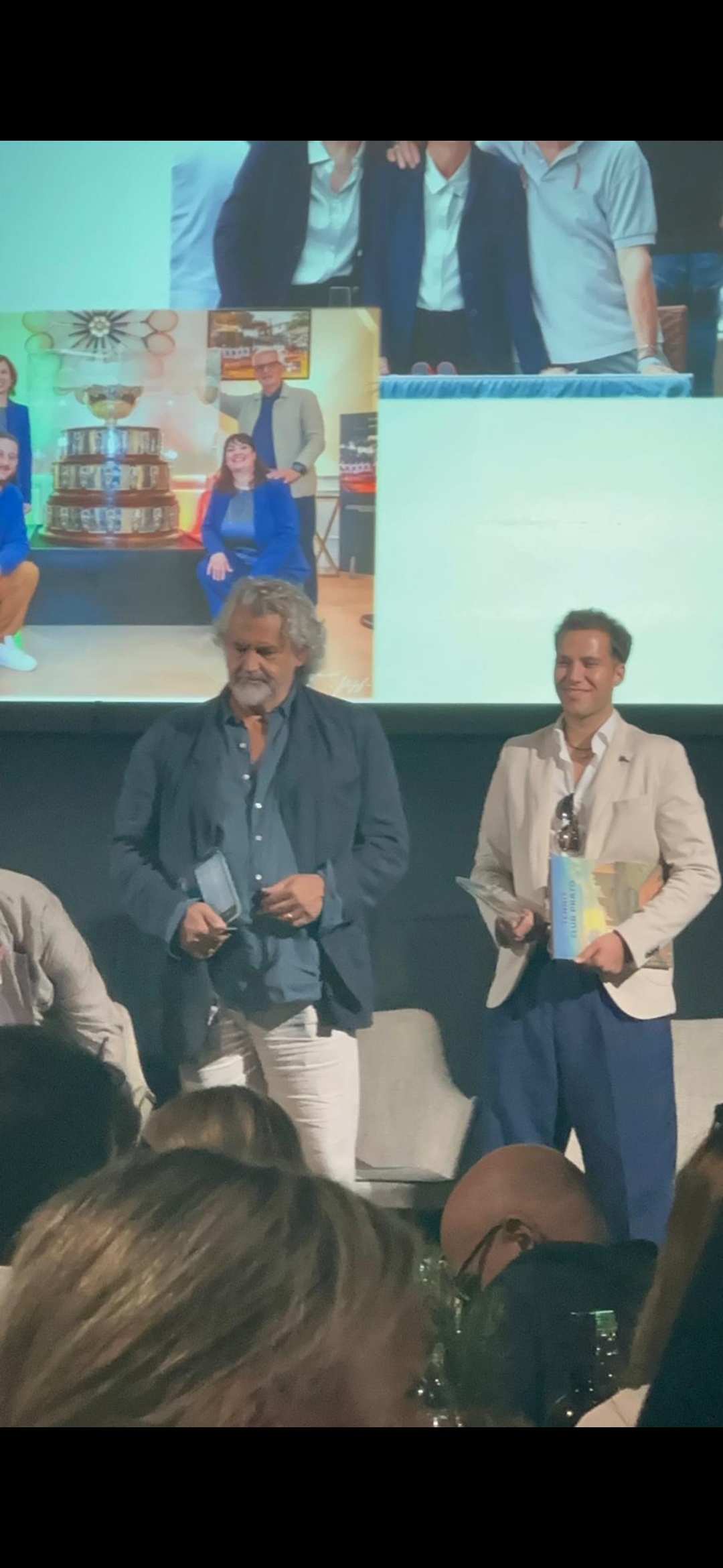 Alessandro Pintaldi sul palco