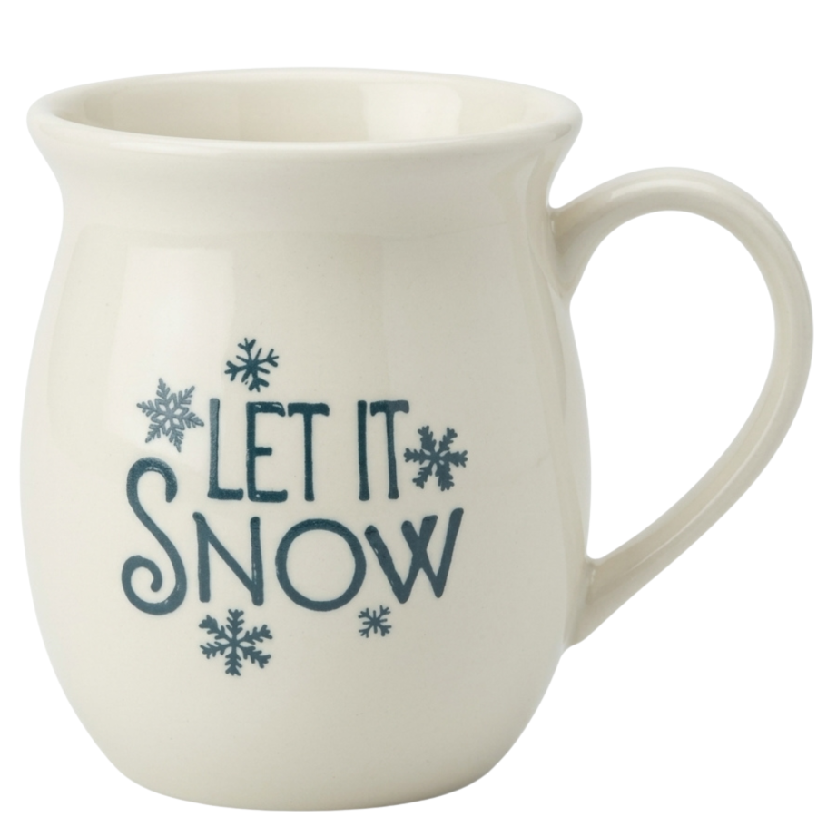 Taza navideña cerámica, 450ml