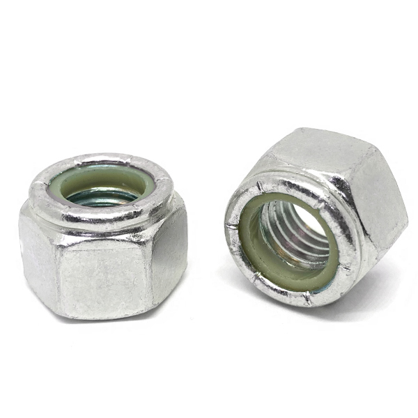 Dadi esazionali inseriti in nylon acciaio inox 1/4"-28 (scegli la quantità) - Foto 2 di 7