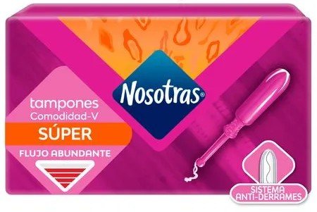 Nosotras Tampones C/Aplic Super Cja/8 Und