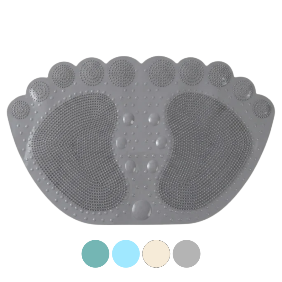 Tapete de ducha antideslizante pvc, 58x33cm
