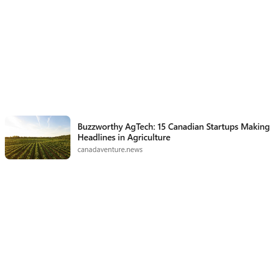 Buzzworthy Agtech