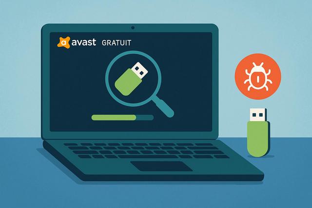 Comment utiliser Avast Gratuit pour scanner une clé USB