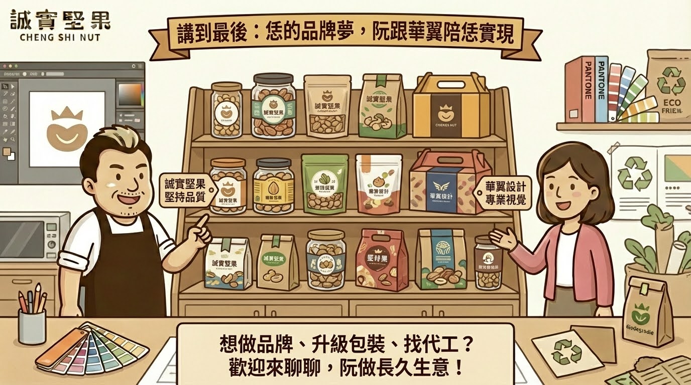 恁的品牌夢，阮跟華翼陪恁實現