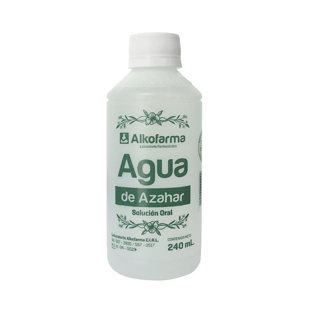 Agua D/Azahar Alkofarma Fco/240 ml