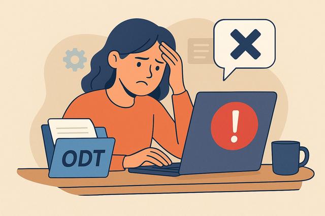 Unable to Open an ODT File: Causes and Solutions