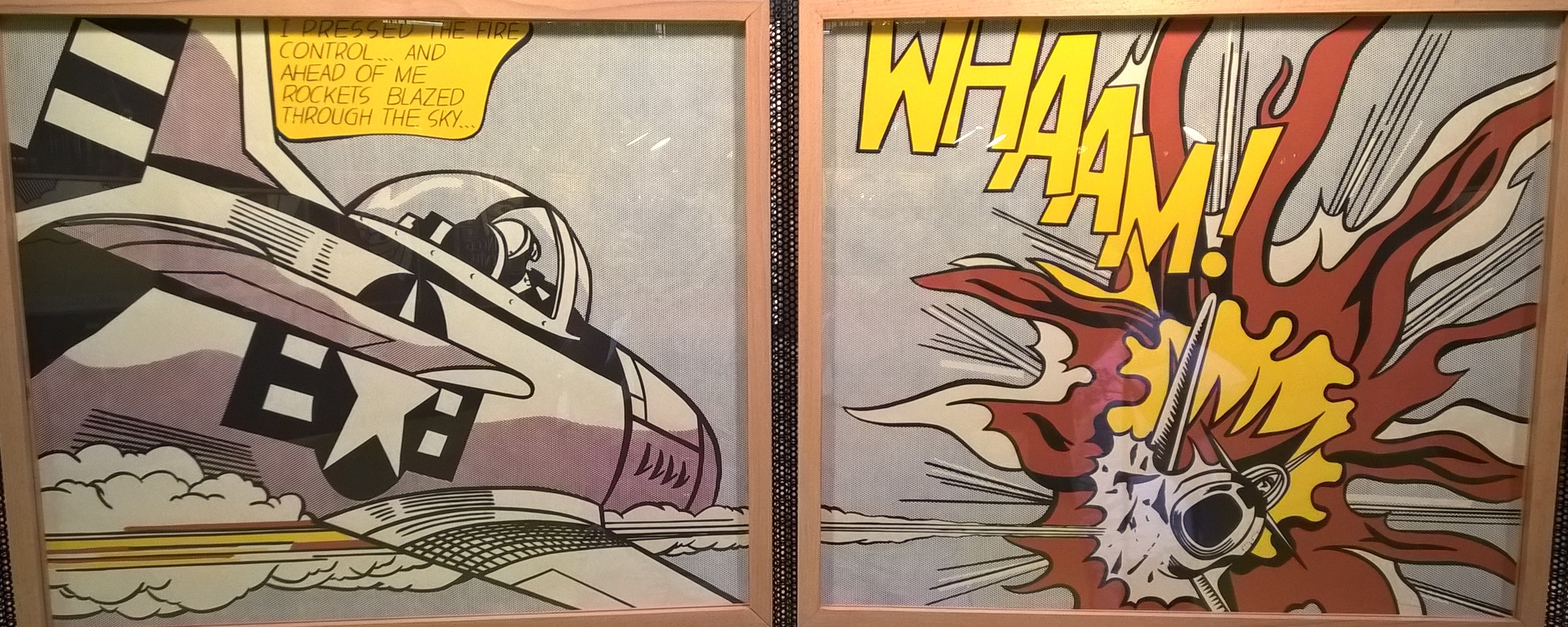 Roy Lichtenstein, Whaam!, 1963. Acrylic and oil on canvas. Tate Modern, London.