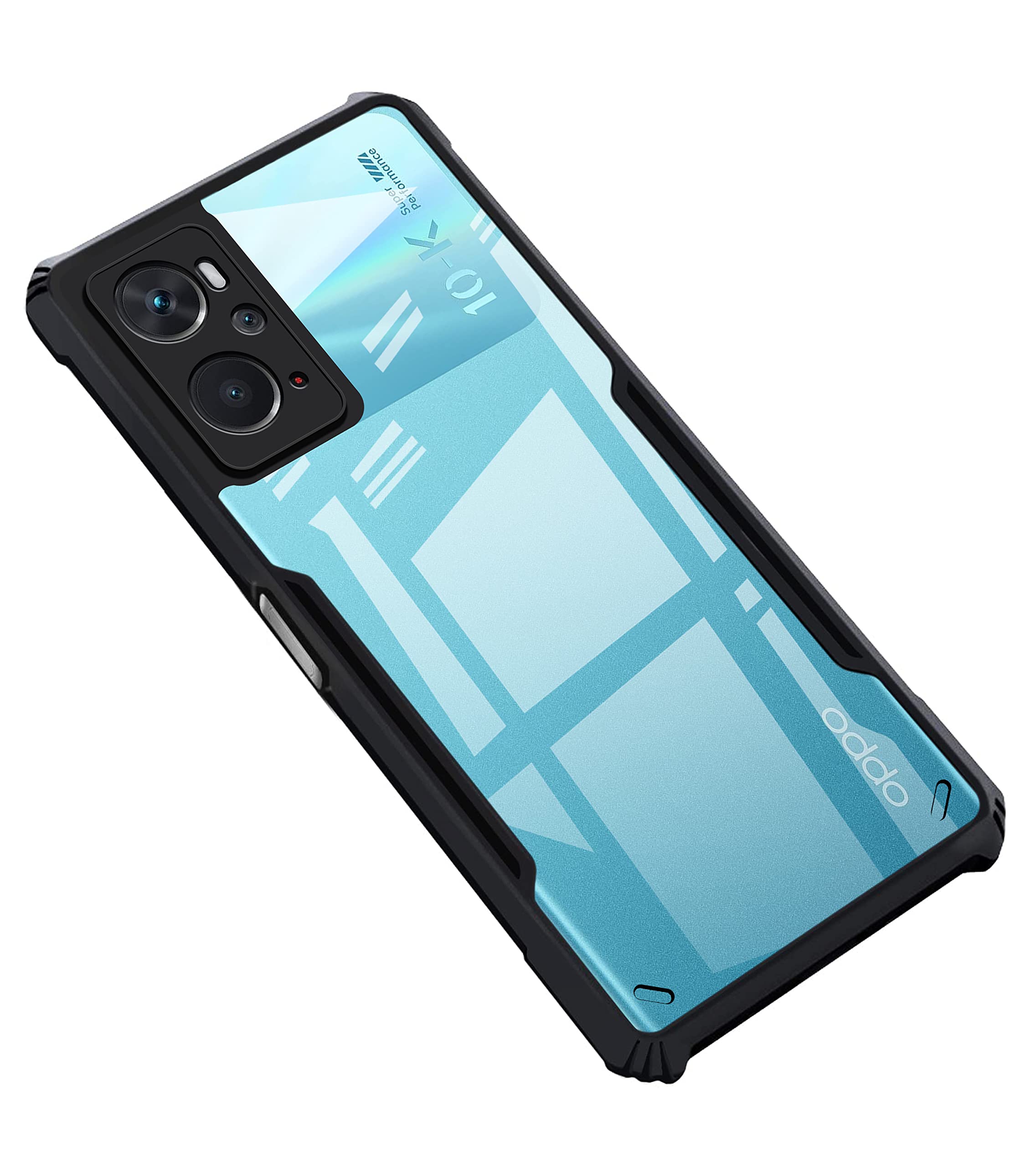 Black Border - Transparent Back iPaky Mobile Back Cover Case