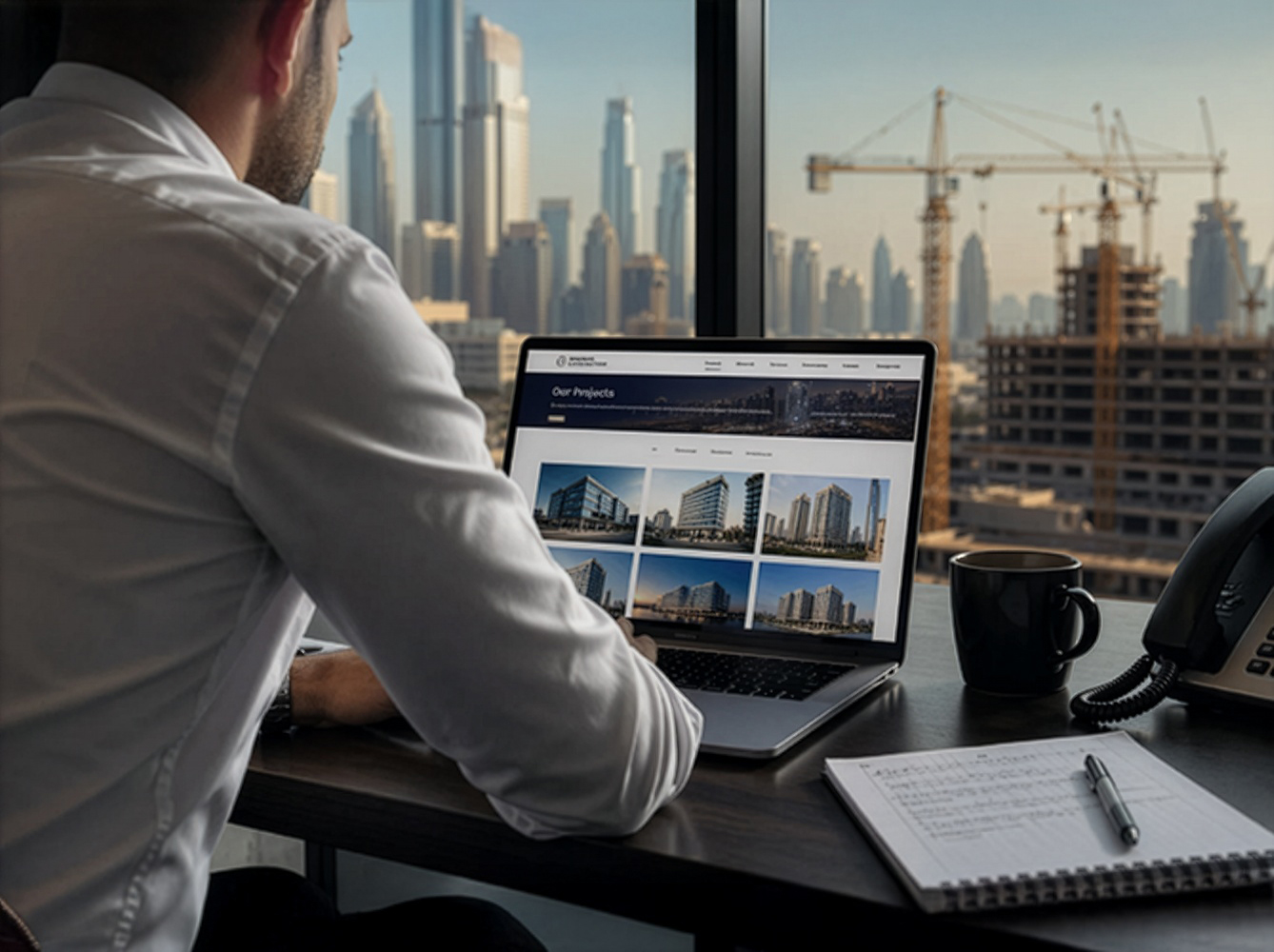 How Digital Marketing Wins Projects for Construction Companies in the UAE