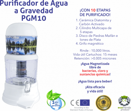 PURIFICADOR DE AGUA A GRAVEDAD 