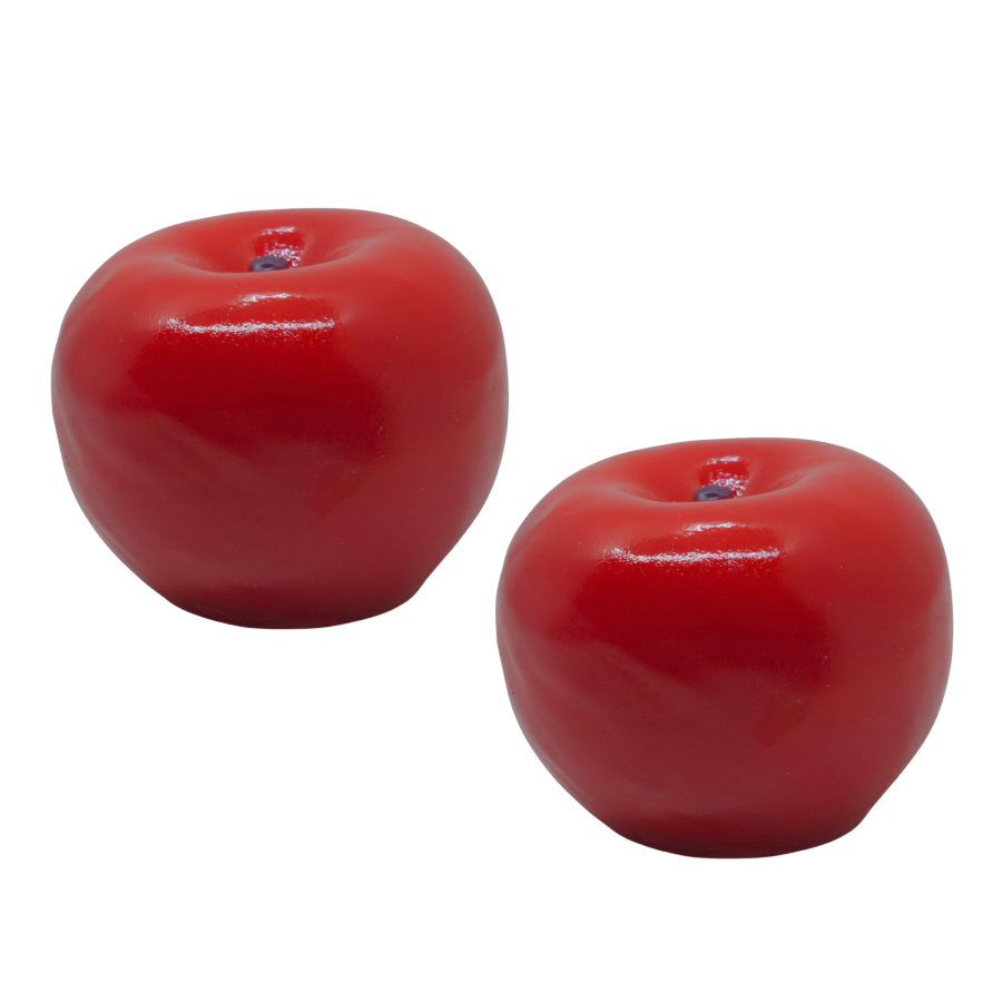 Set 2 velas decorativas cera, 5cm