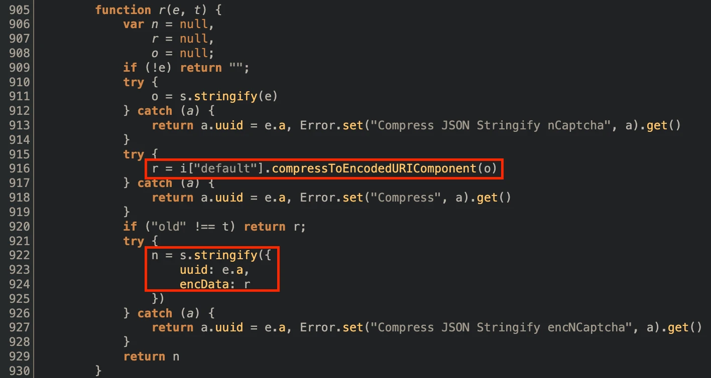 bvsd.1.3.8.min.js > Response > r = i["default"].compressToEncodedURIComponent(o)