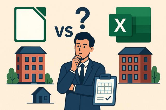 Comparación LibreOffice vs Excel: Elección ideal en gestión inmobiliaria